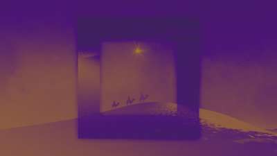 Amber Christmas Title Blank