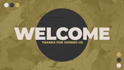 Autumn Tones Welcome