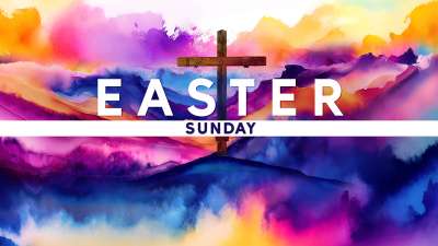 Easter Color Easter Sunday Title