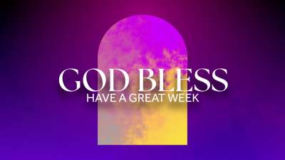 Gradient Arches God Bless