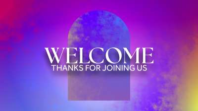 Gradient Arches Welcome