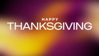 Gradient Light Thanksgiving