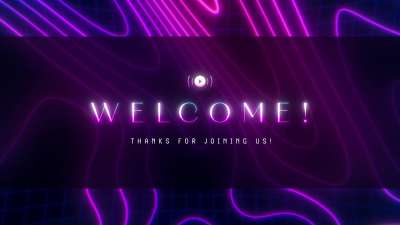 Neon Topo Welcome Stream