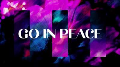 Painted Flowers Go In Peace