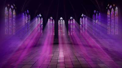 Stained Glass Scene 19