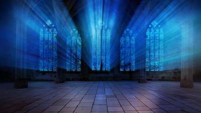 Stained Glass Scene 2