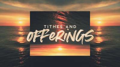 Sunrise Ocean Remix Tithes and Offerings